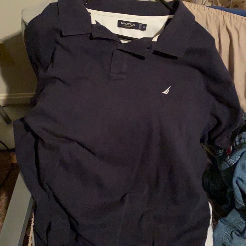 Blue Nautica shirt